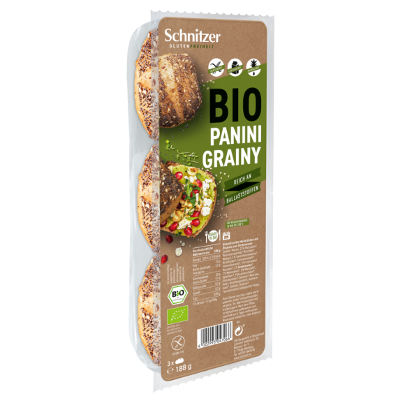 Paninis Schnitzer aux Grains Bio sans gluten